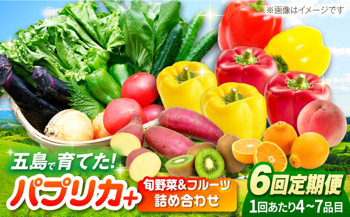 PCP013 6回定期フルーツ野菜詰め合わせ